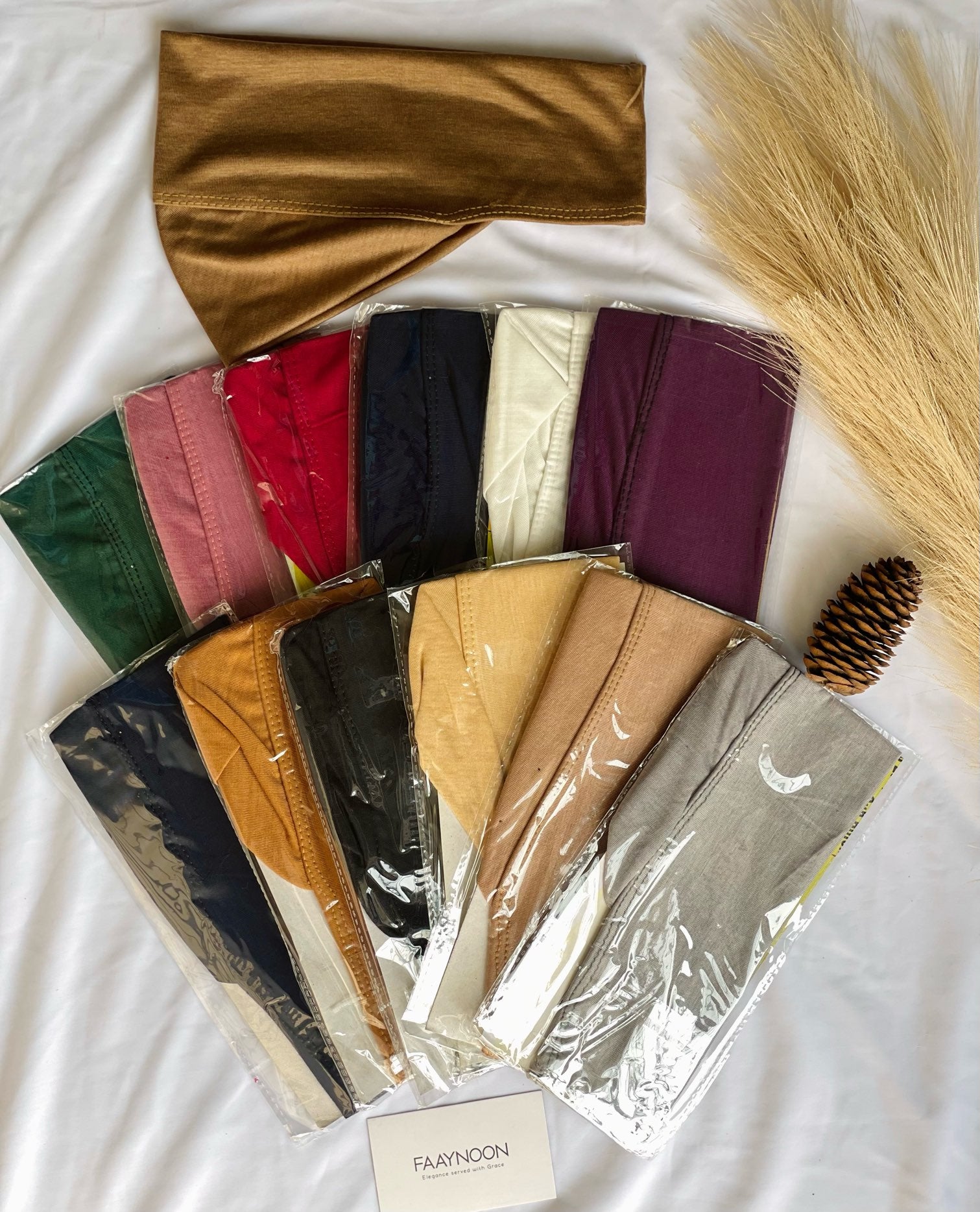 Bundle of 12 Hijab Bands