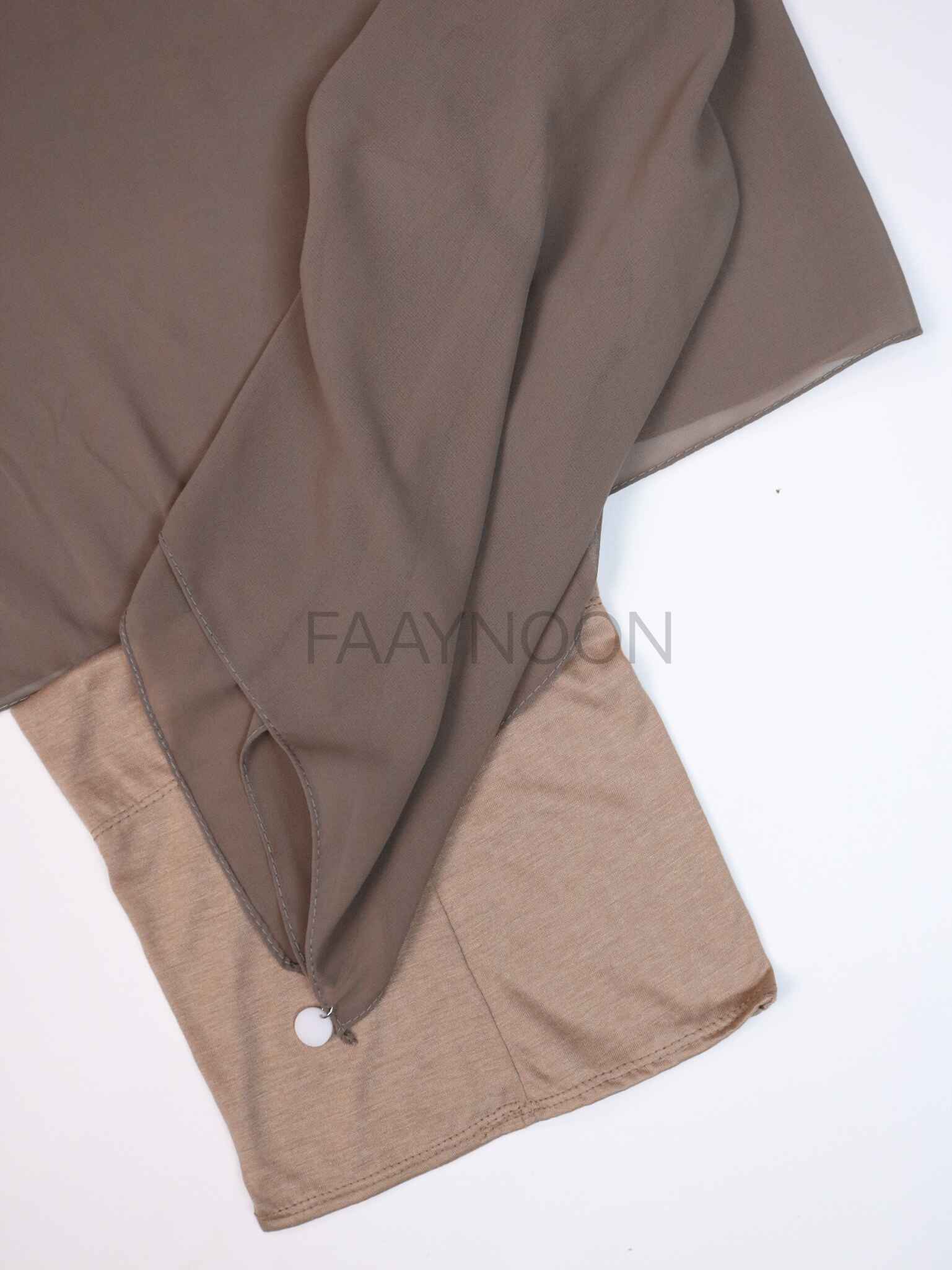 Instant Chiffon Georgette - Coffee