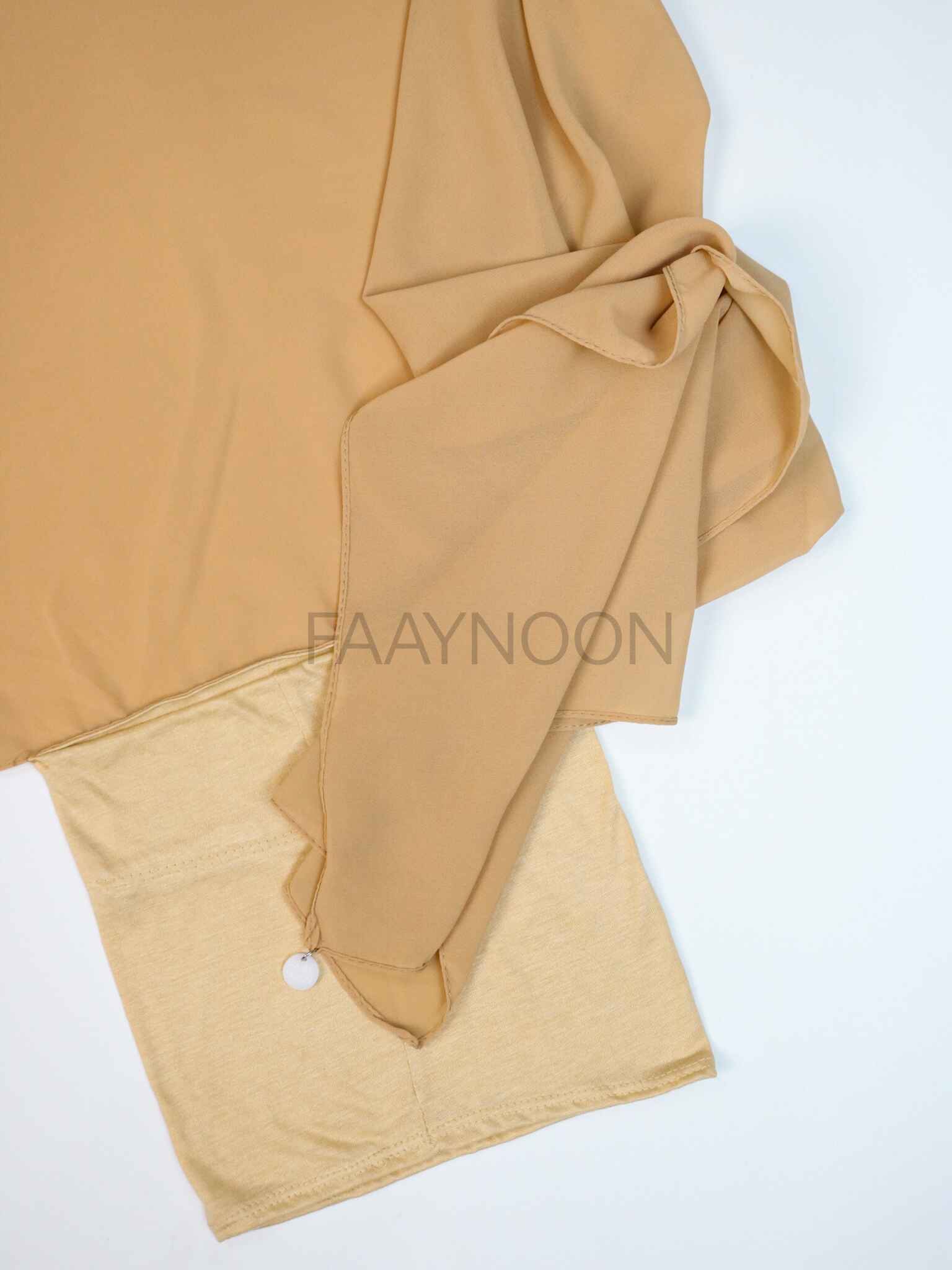 Instant Chiffon Georgette -Mustard