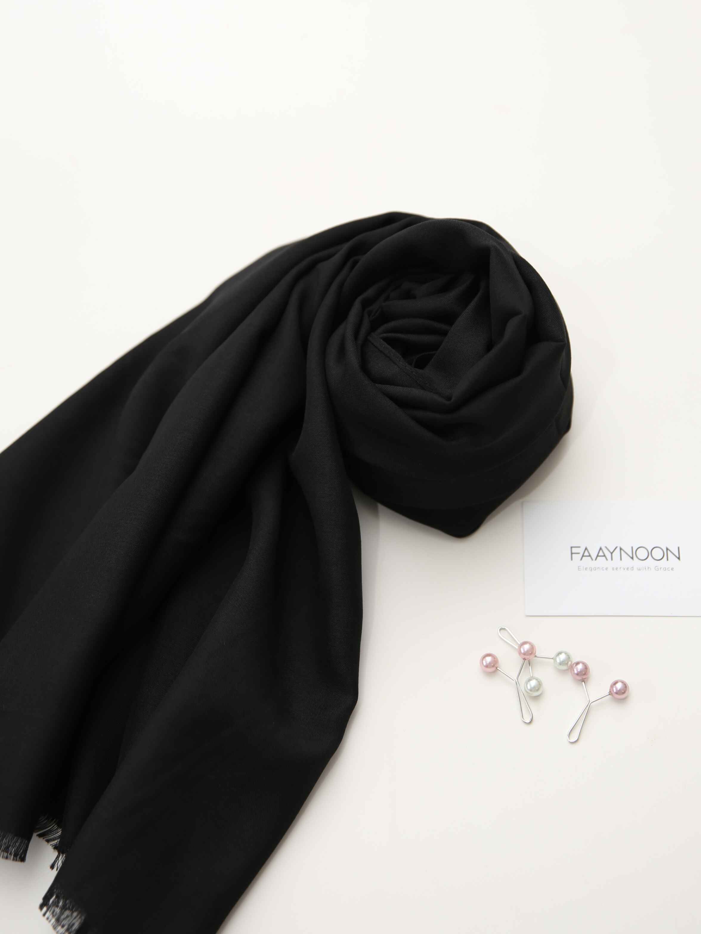 Modal Hijab - Black