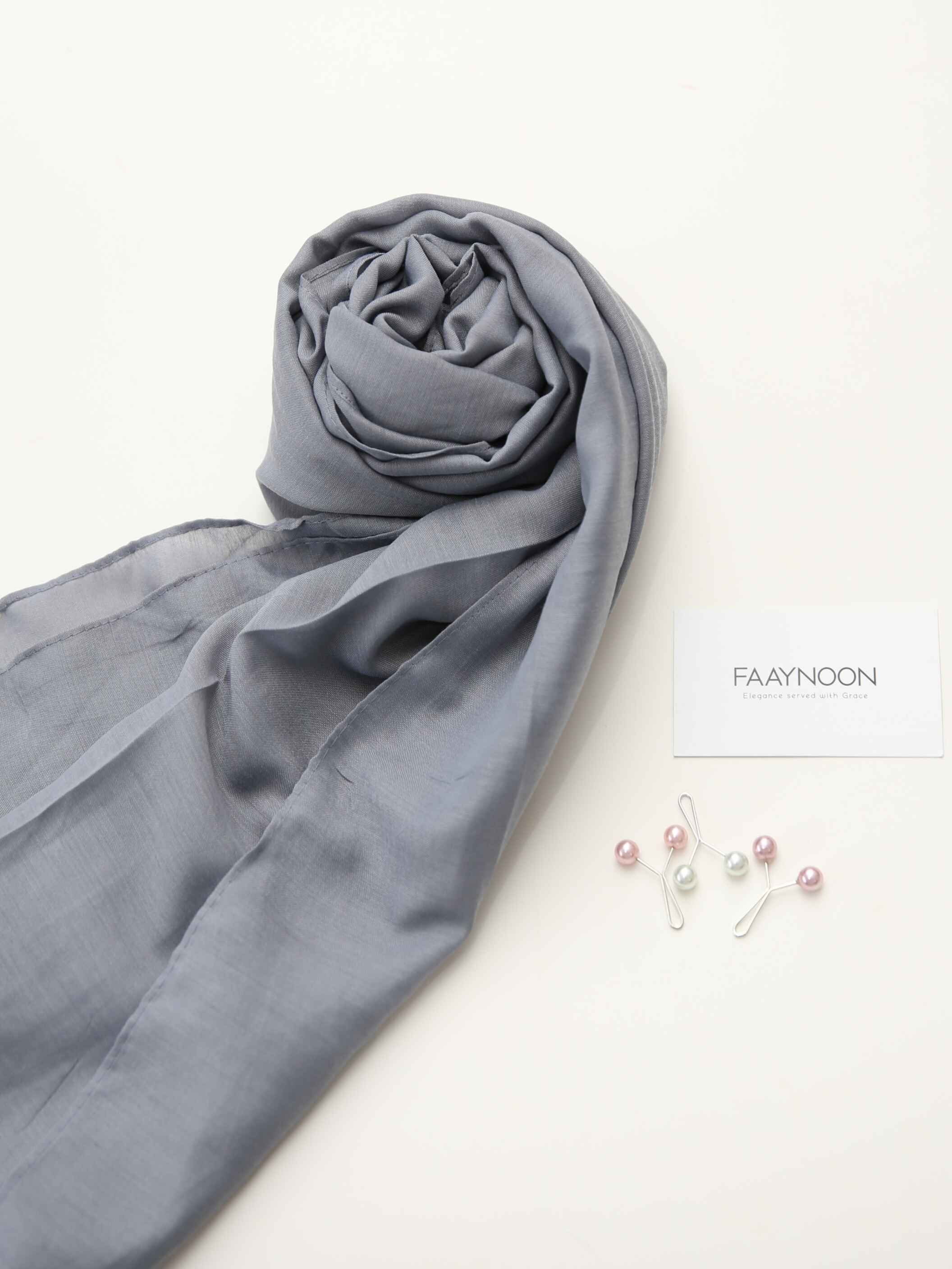 Modal Hijab - Grey