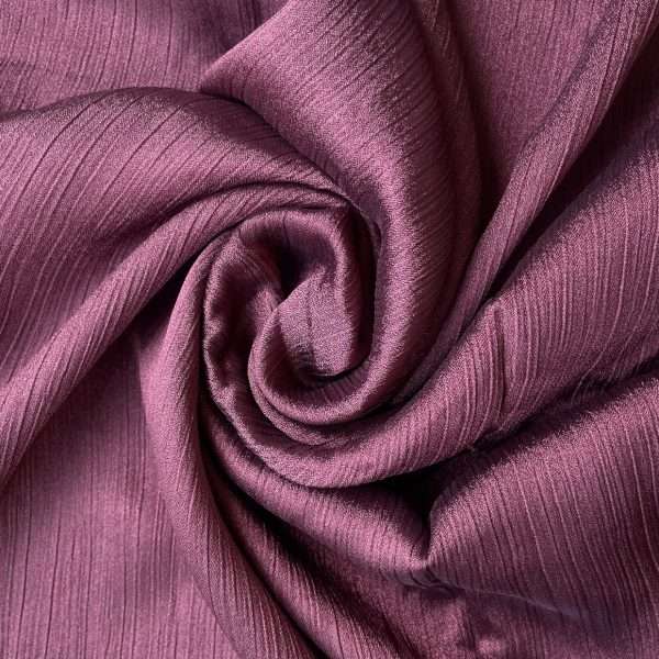 Plum Crinkle Silk Hijab