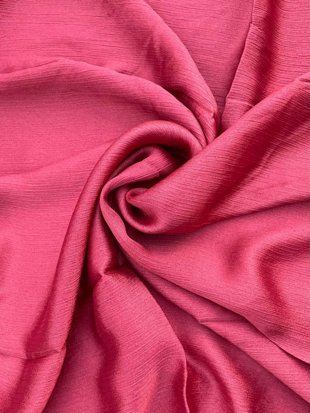 Rose Pink Crinkle Silk Hijab