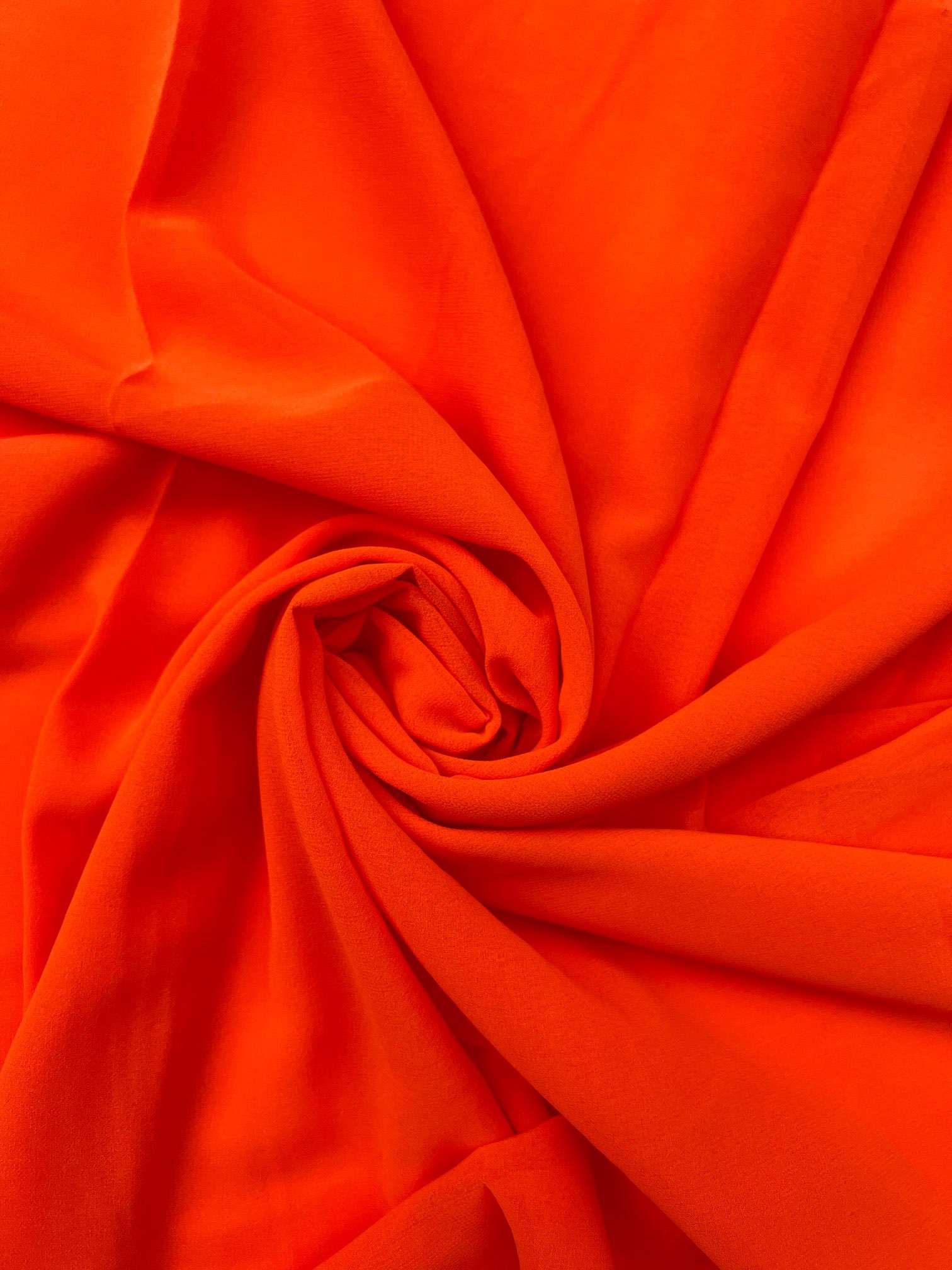 Luxury Chiffon Georgette Neon Orange