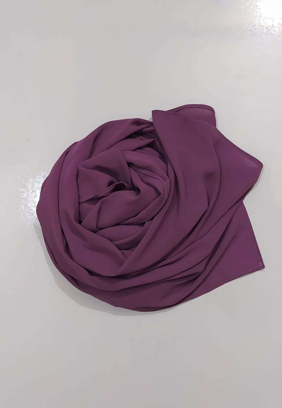 Luxury Chiffon Georgette-Plum