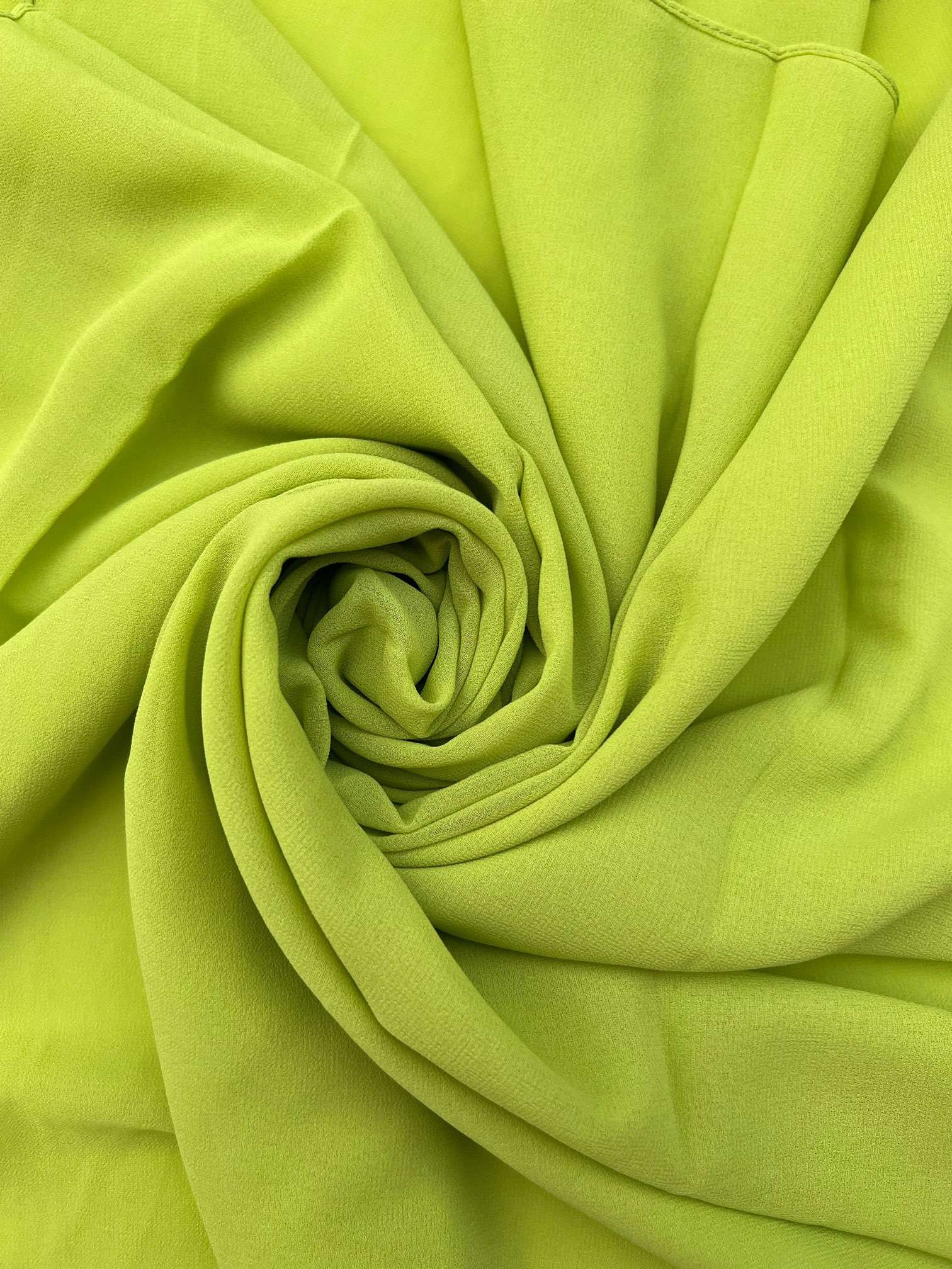 Luxury Chiffon Georgette Neon Green