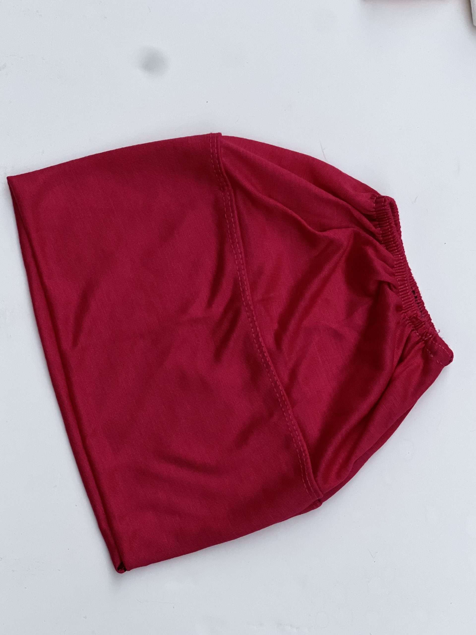 Magenta Bonnet Cap