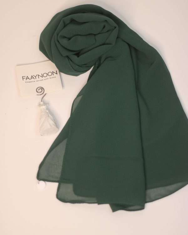 Luxury Chiffon Georgette-Emerald