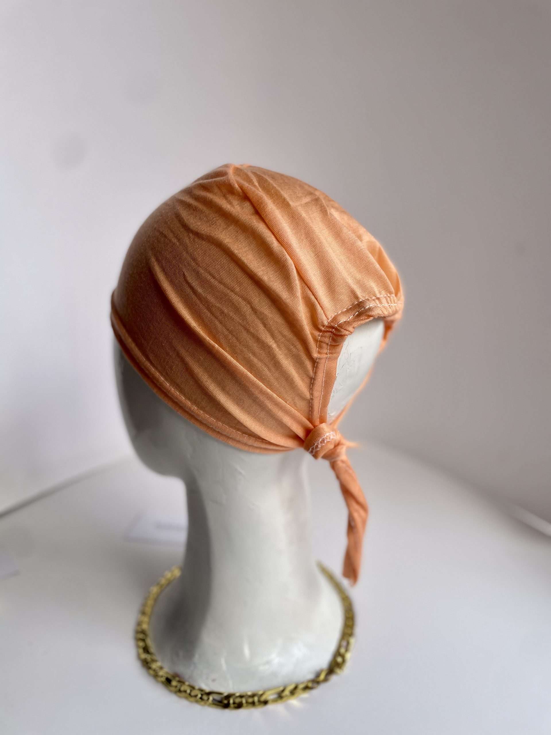 Peach Hijab Cap