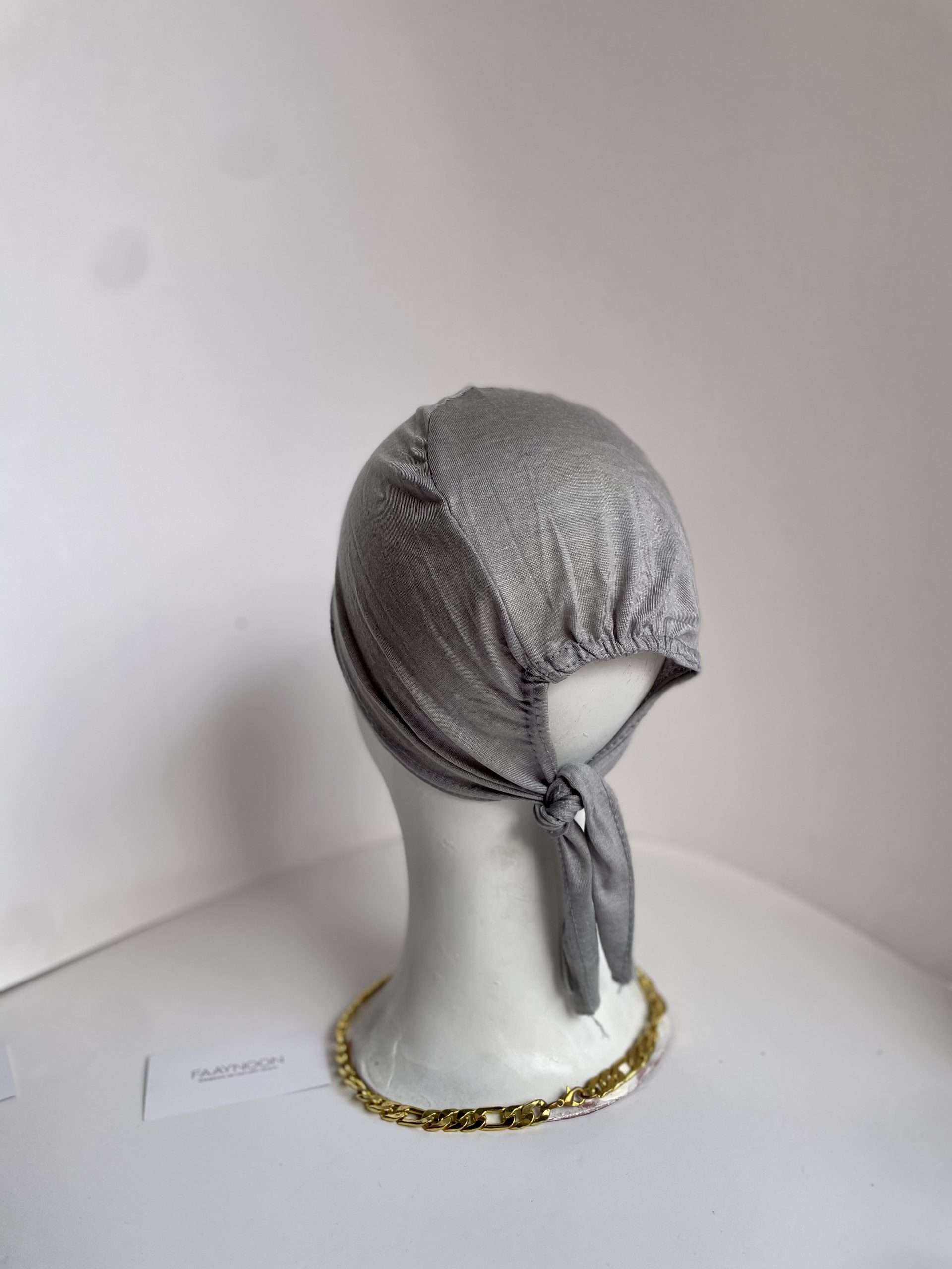 Grey Hijab Cap