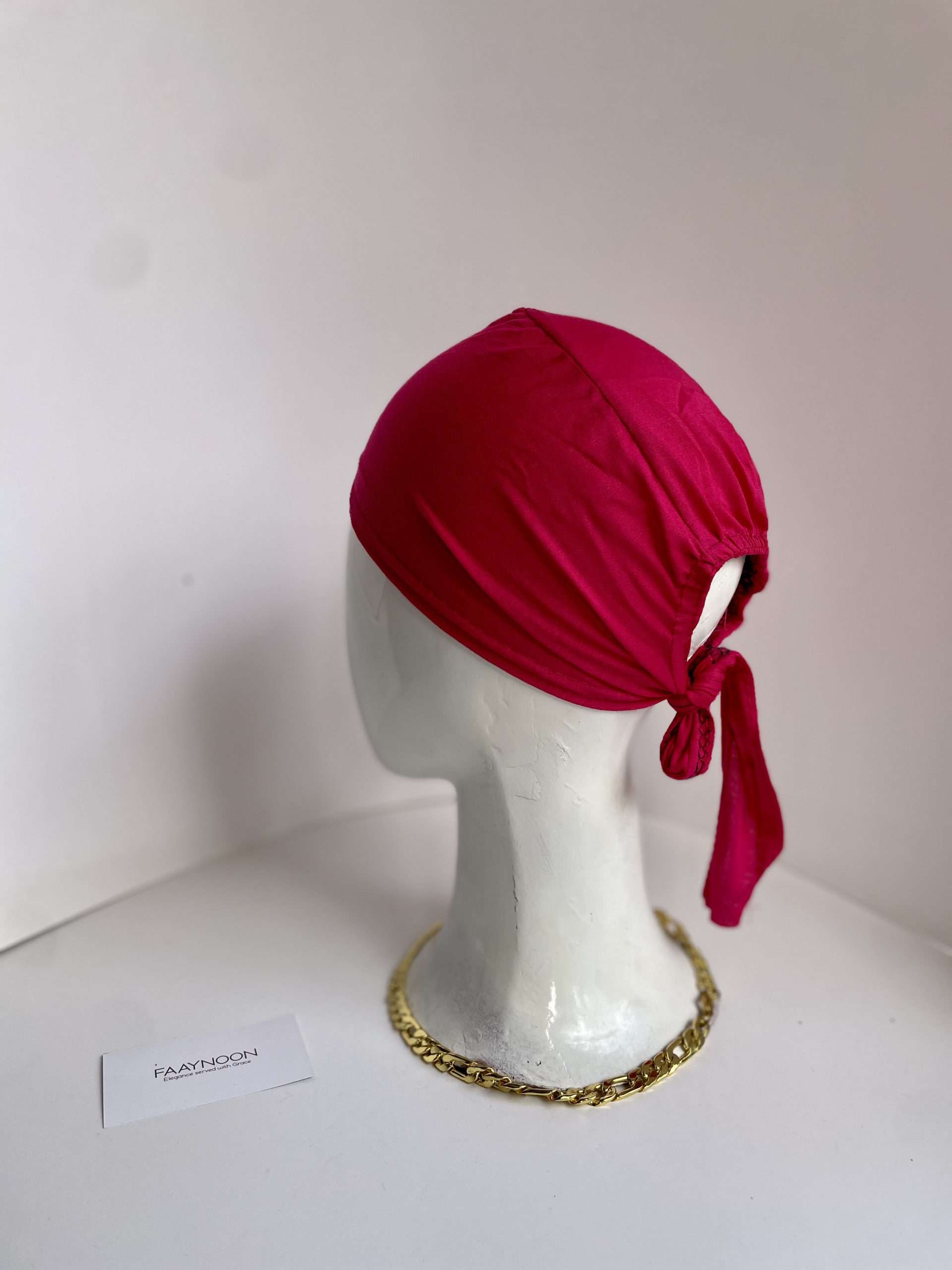 Shocking Pink Hijab Cap