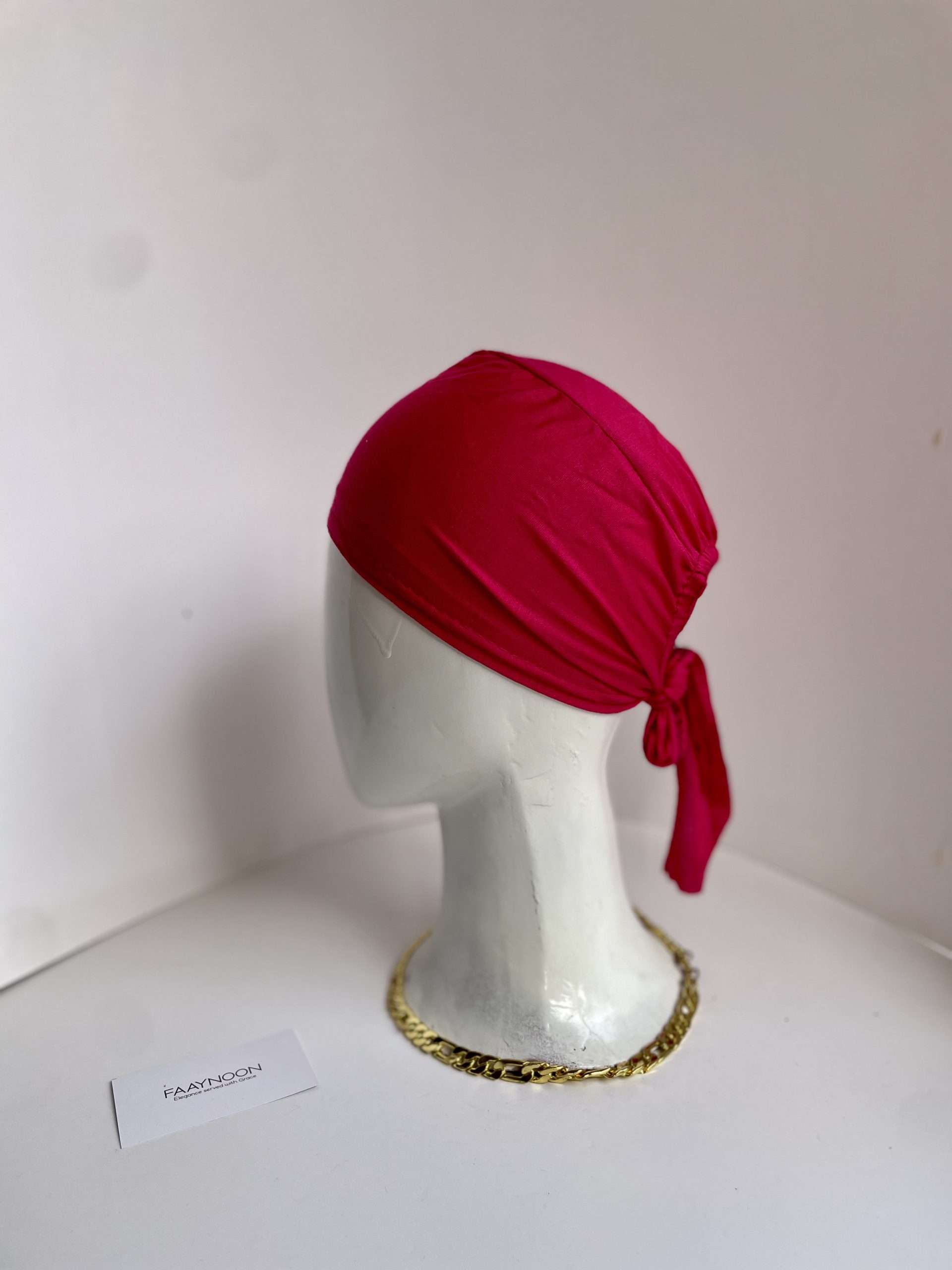 Shocking Pink Hijab Cap