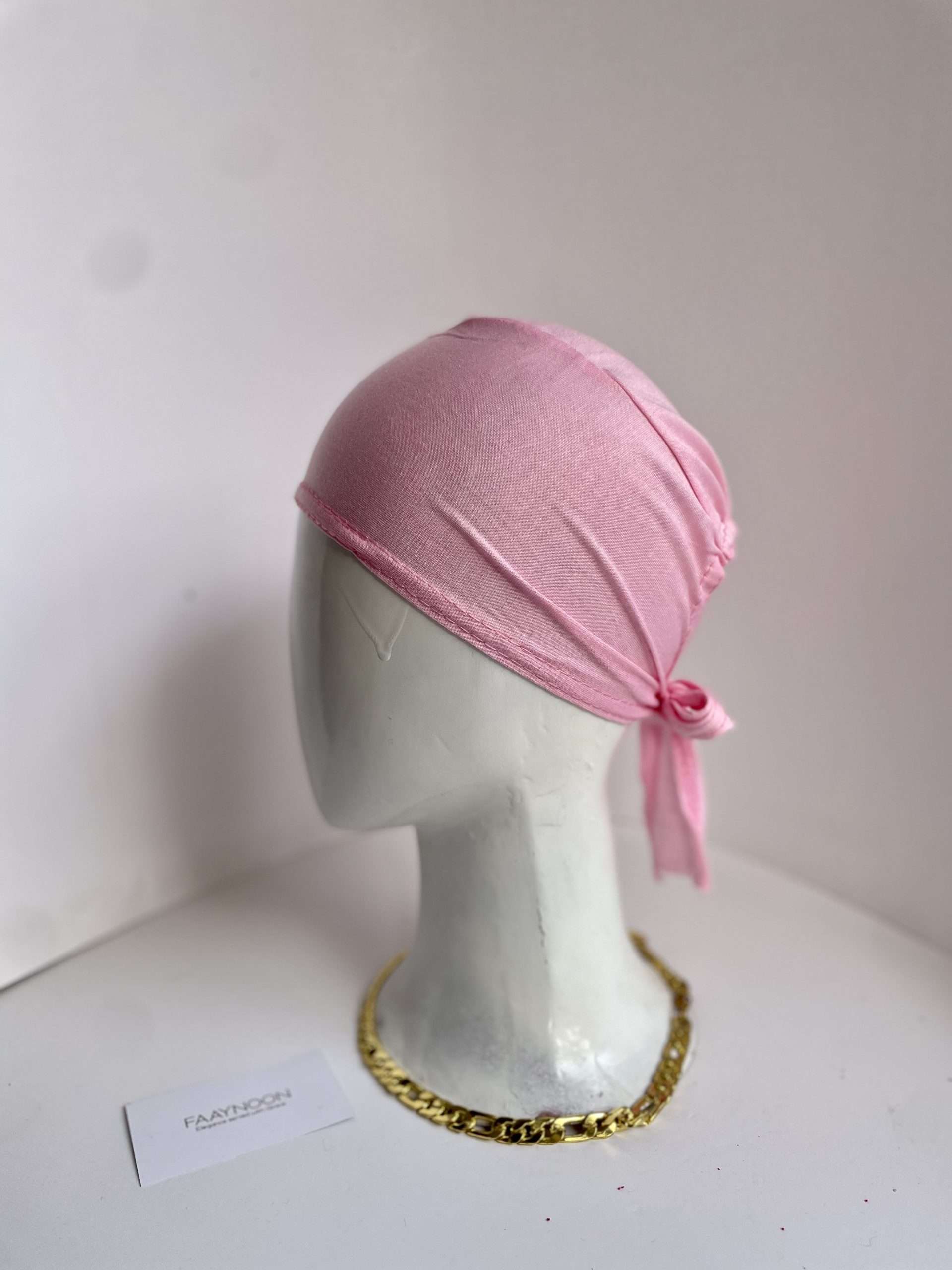 Pink Hijab Cap