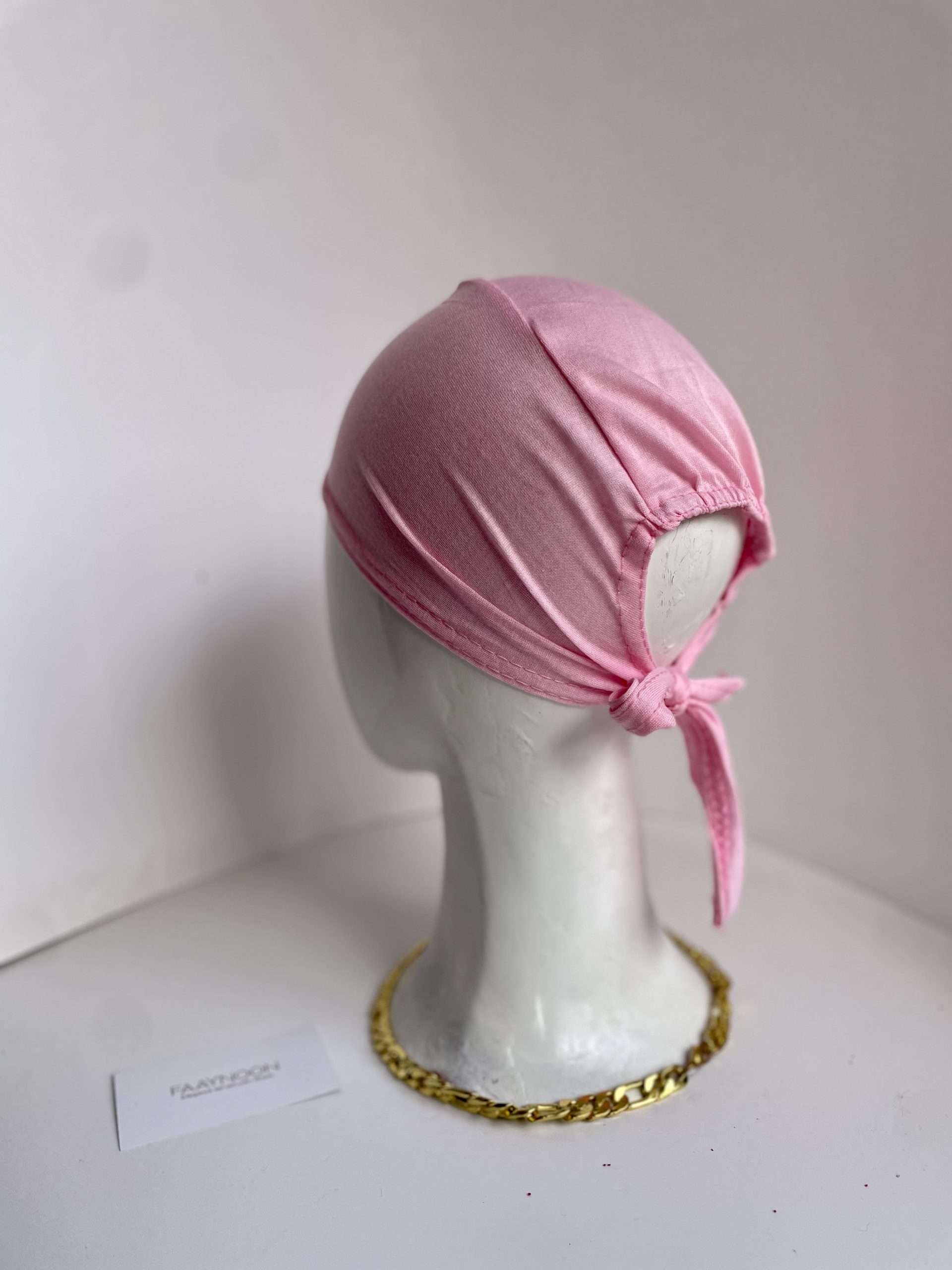 Pink Hijab Cap