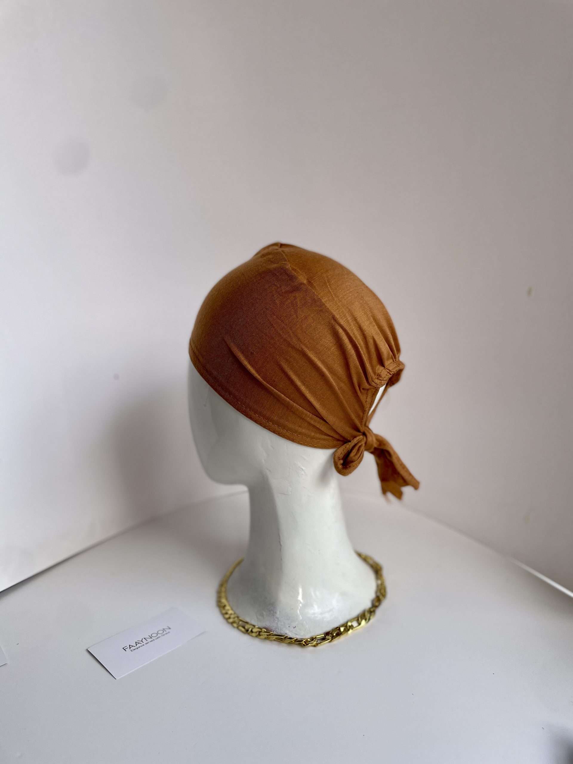 Sand Golden Hijab Cap