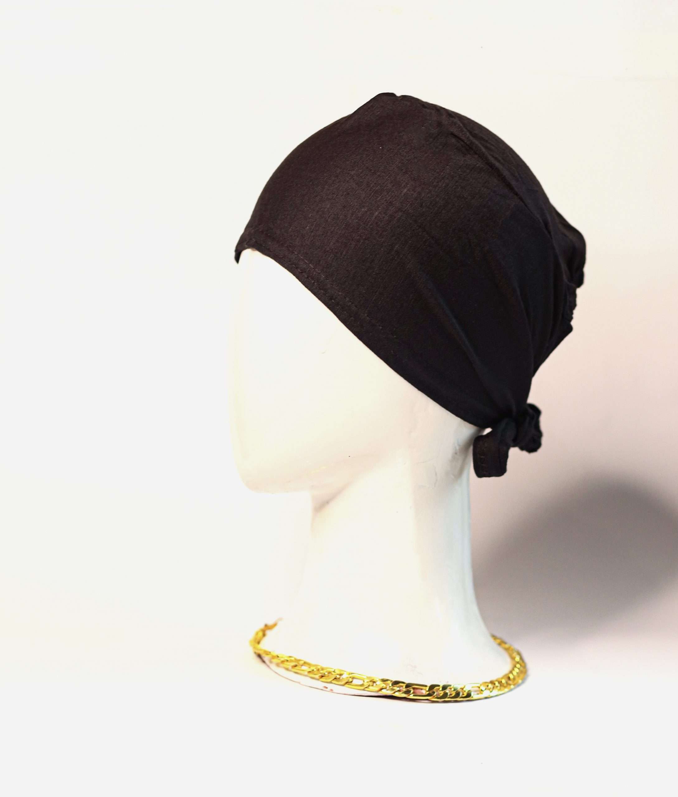 Full Coverage Black Cap