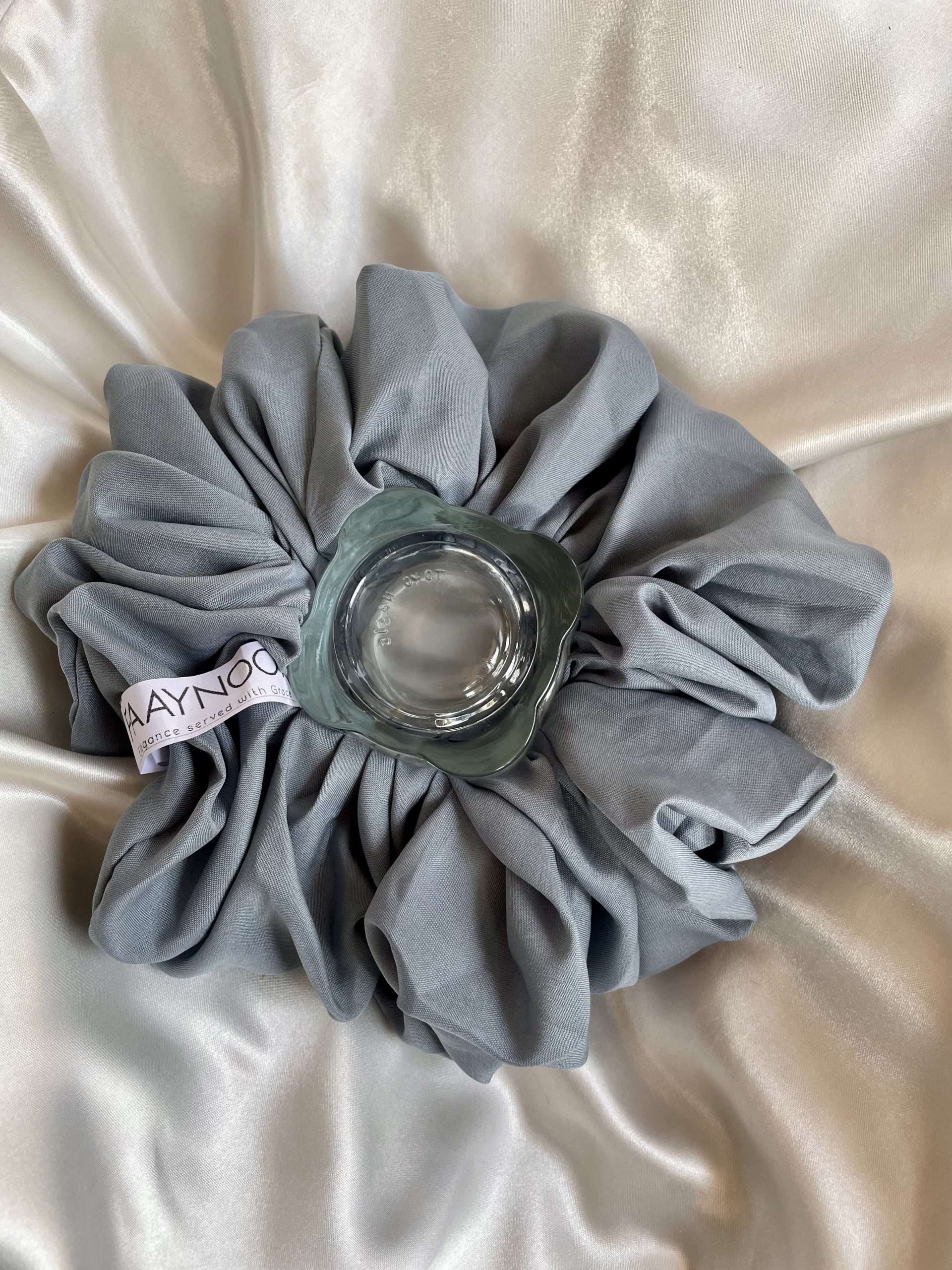 Malai Grey Scrunchie