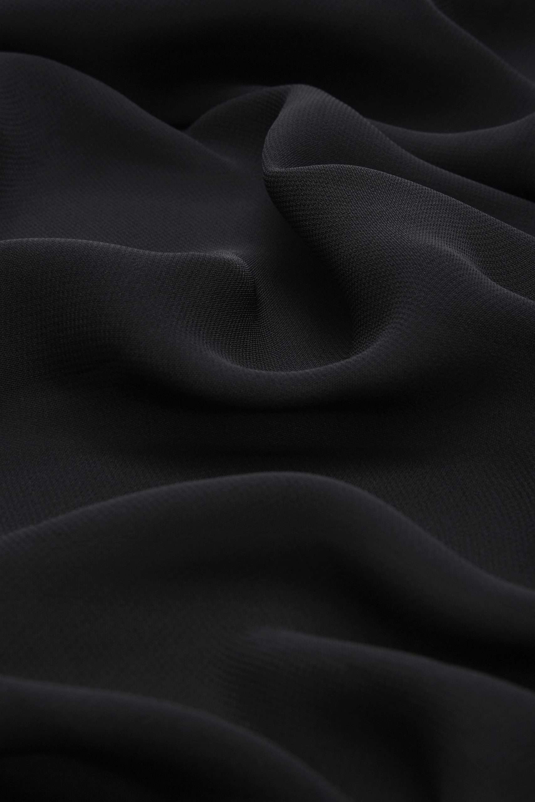 Luxury Chiffon Georgette-Black