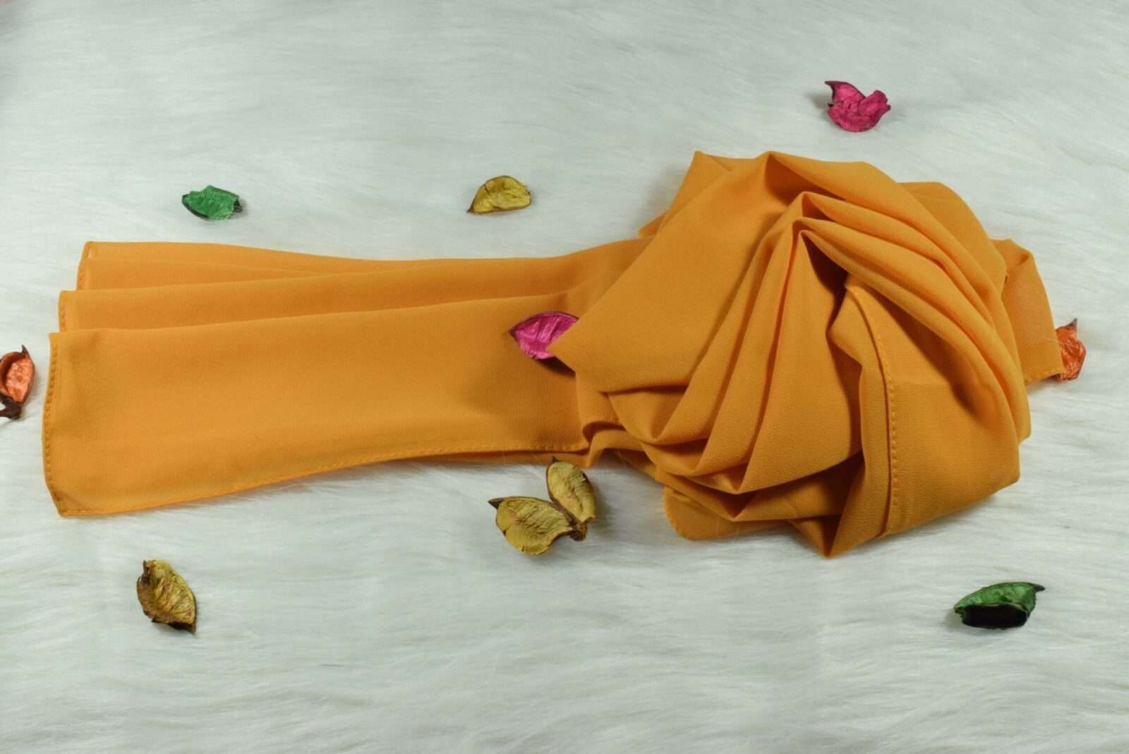 Luxury Chiffon Georgette-Golden Yellow