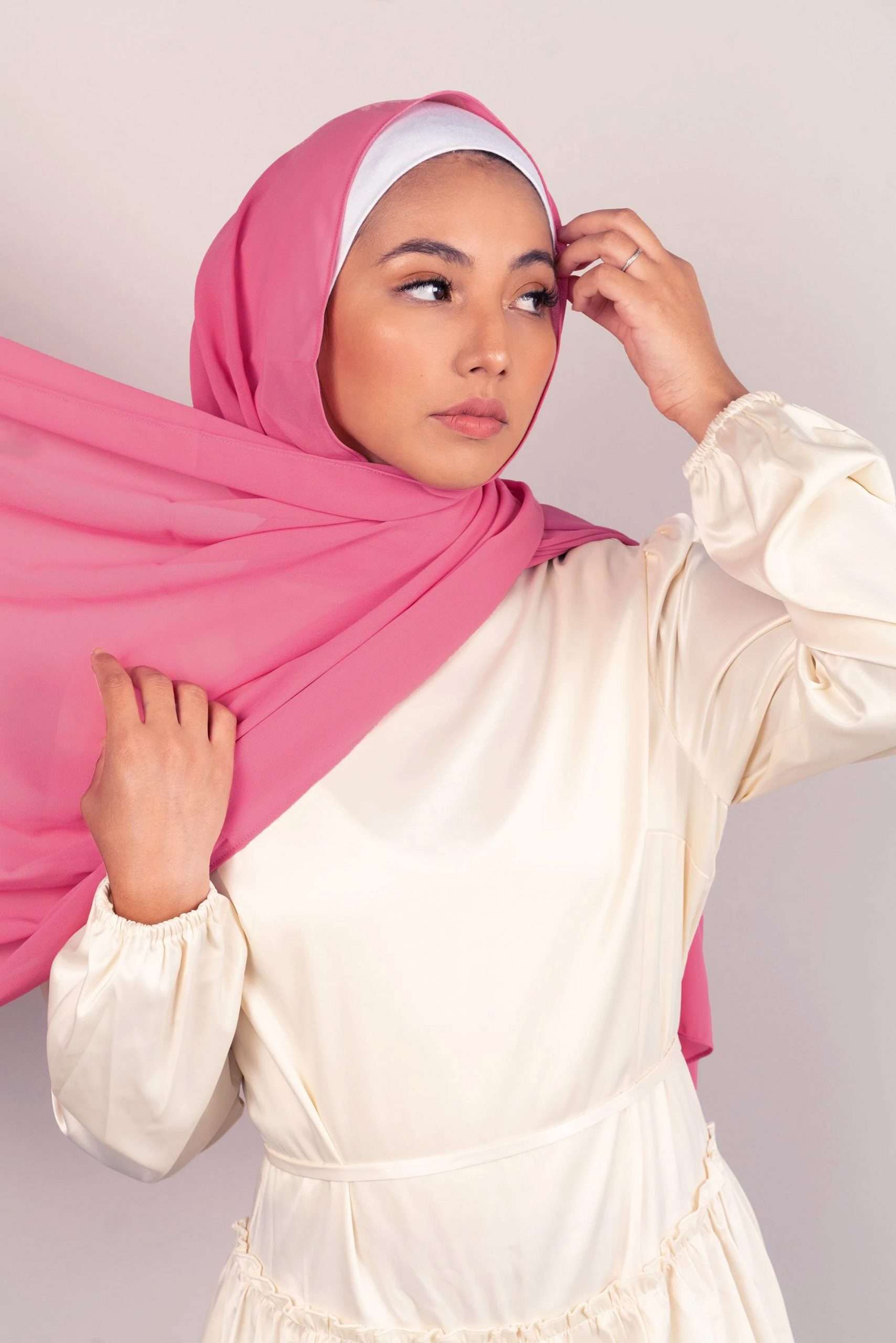 Luxury Chiffon Georgette Blush pink