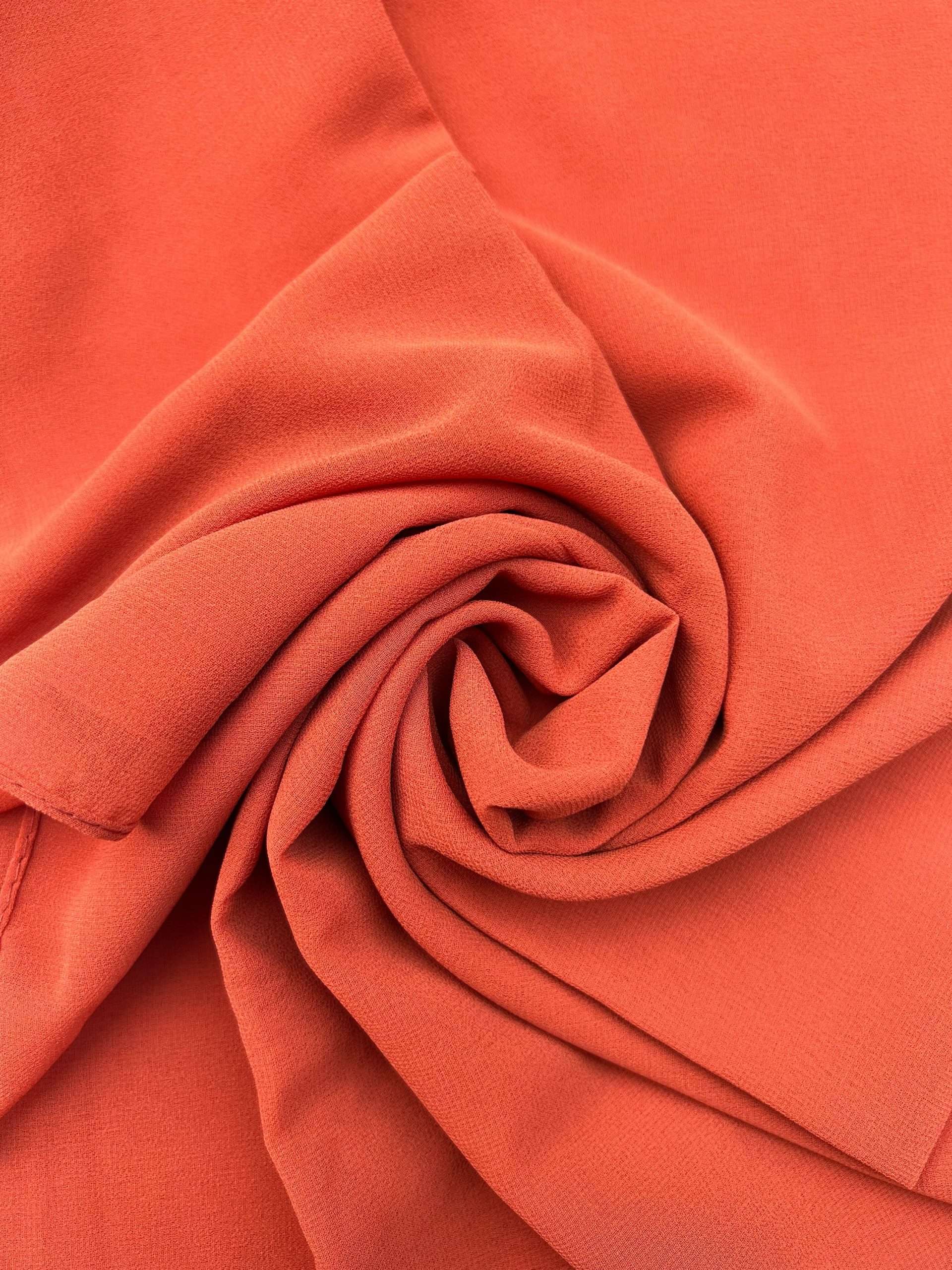 Luxury Chiffon Georgette Rust