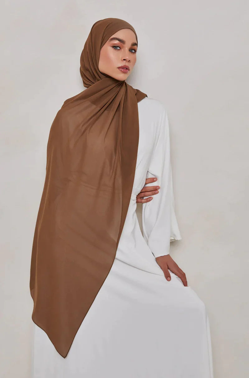 Luxury Chiffon Georgette-Saddle