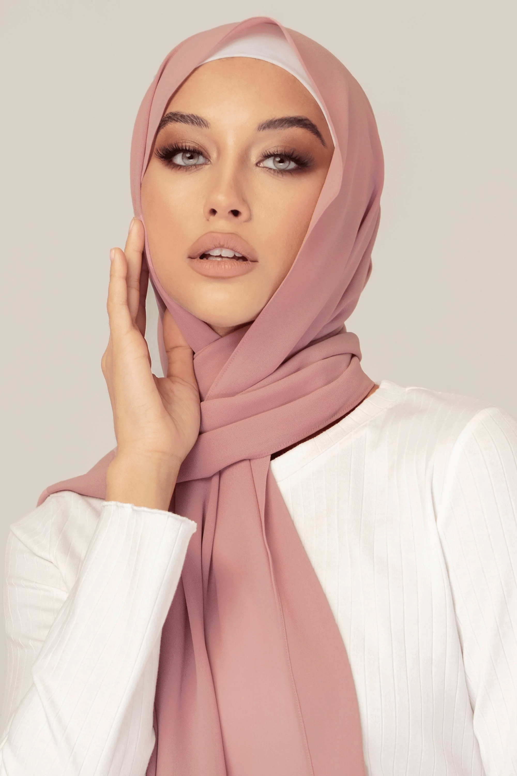 Luxury Chiffon Georgette Mauve