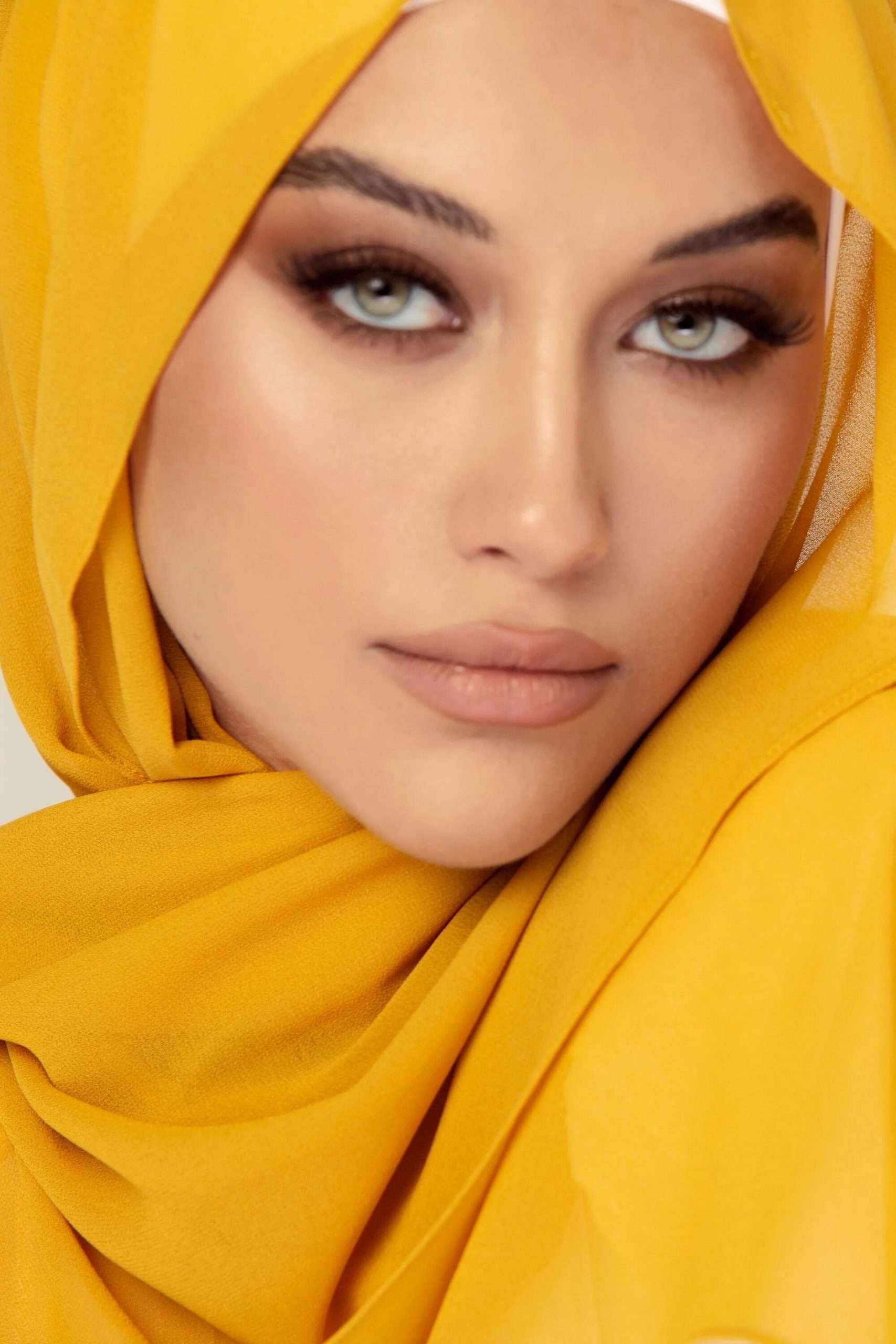 Luxury Chiffon Georgette-Golden Yellow