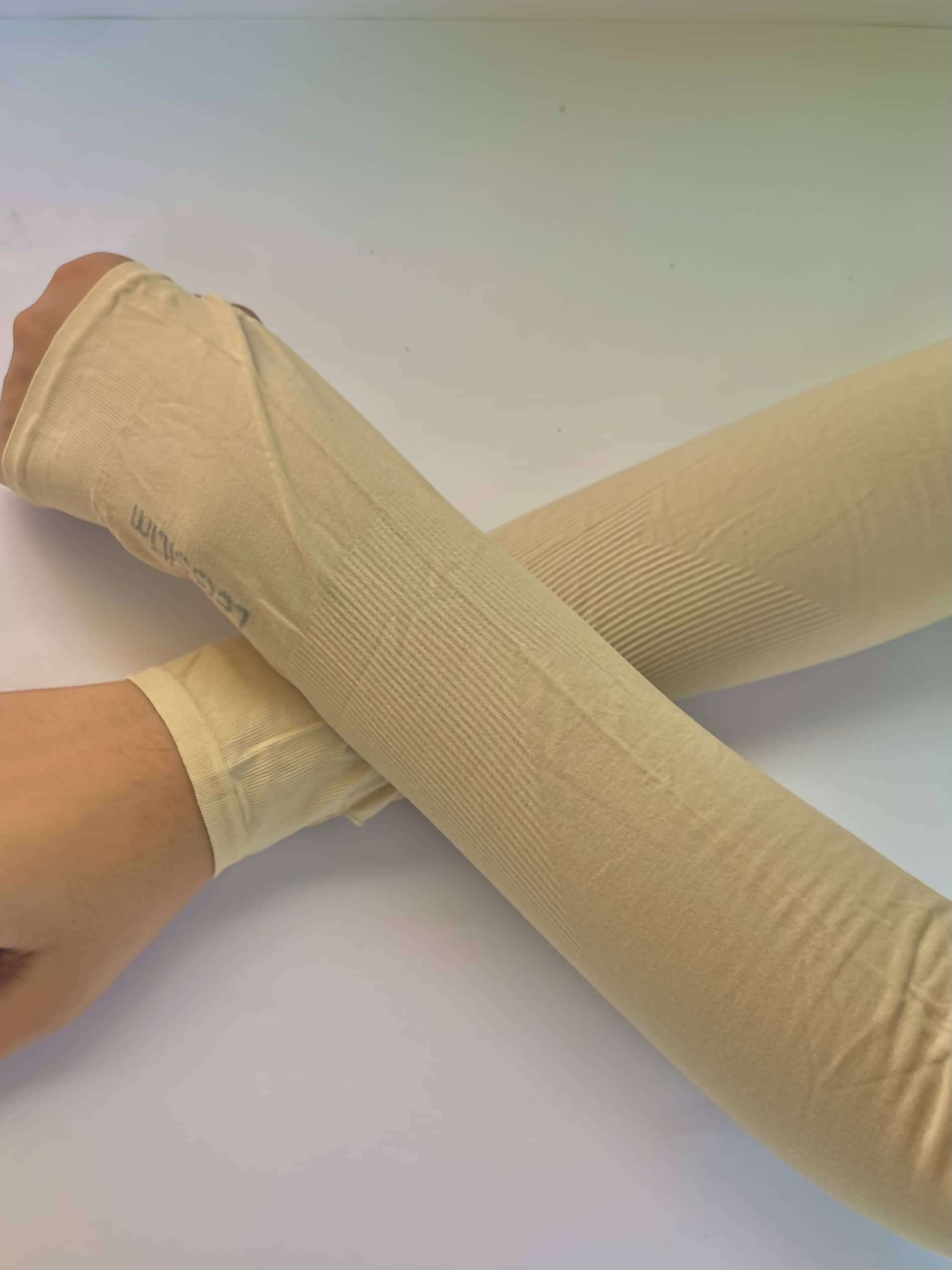 Beige Arm Sleeves