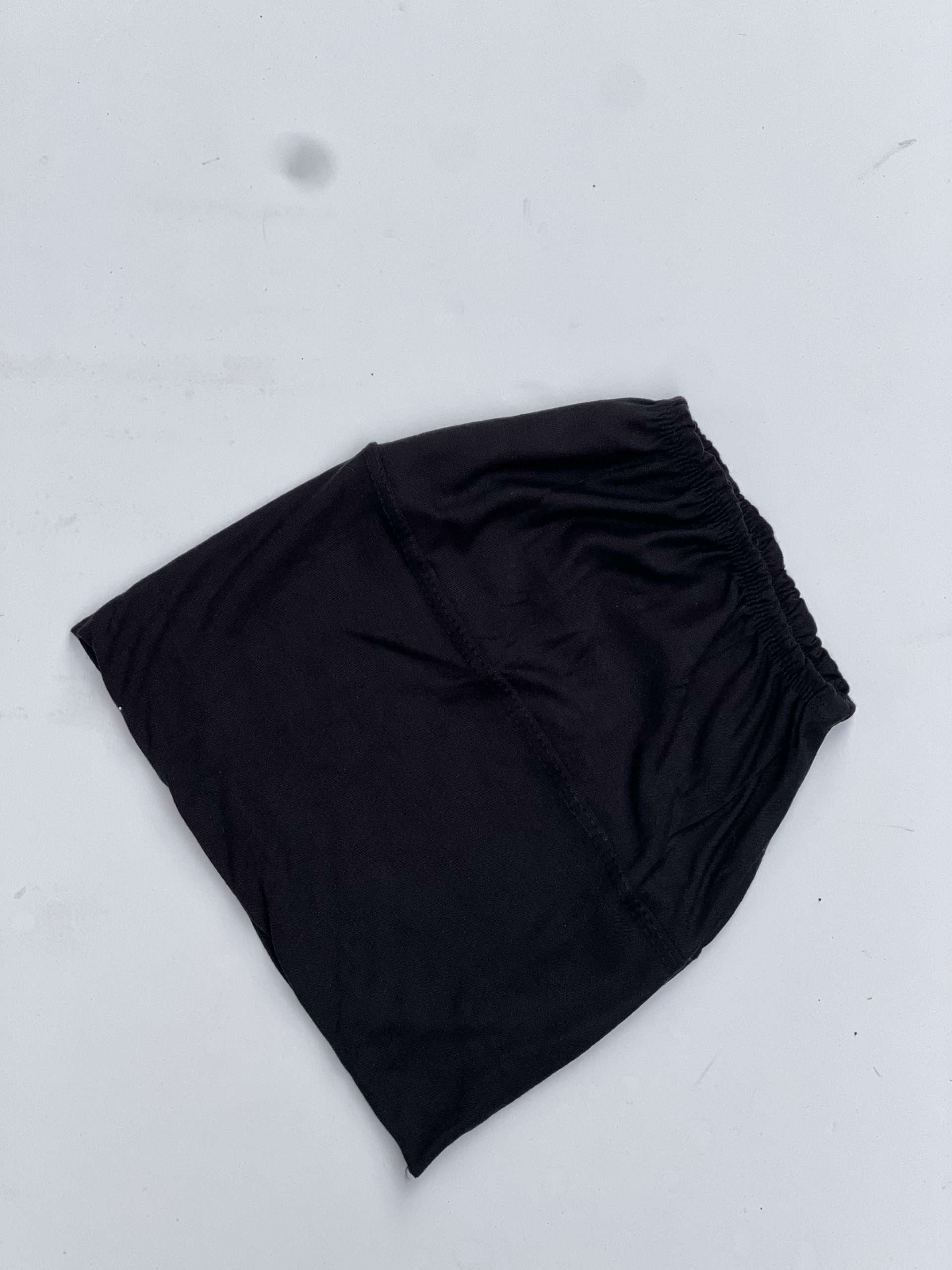 Black Bonnet Cap