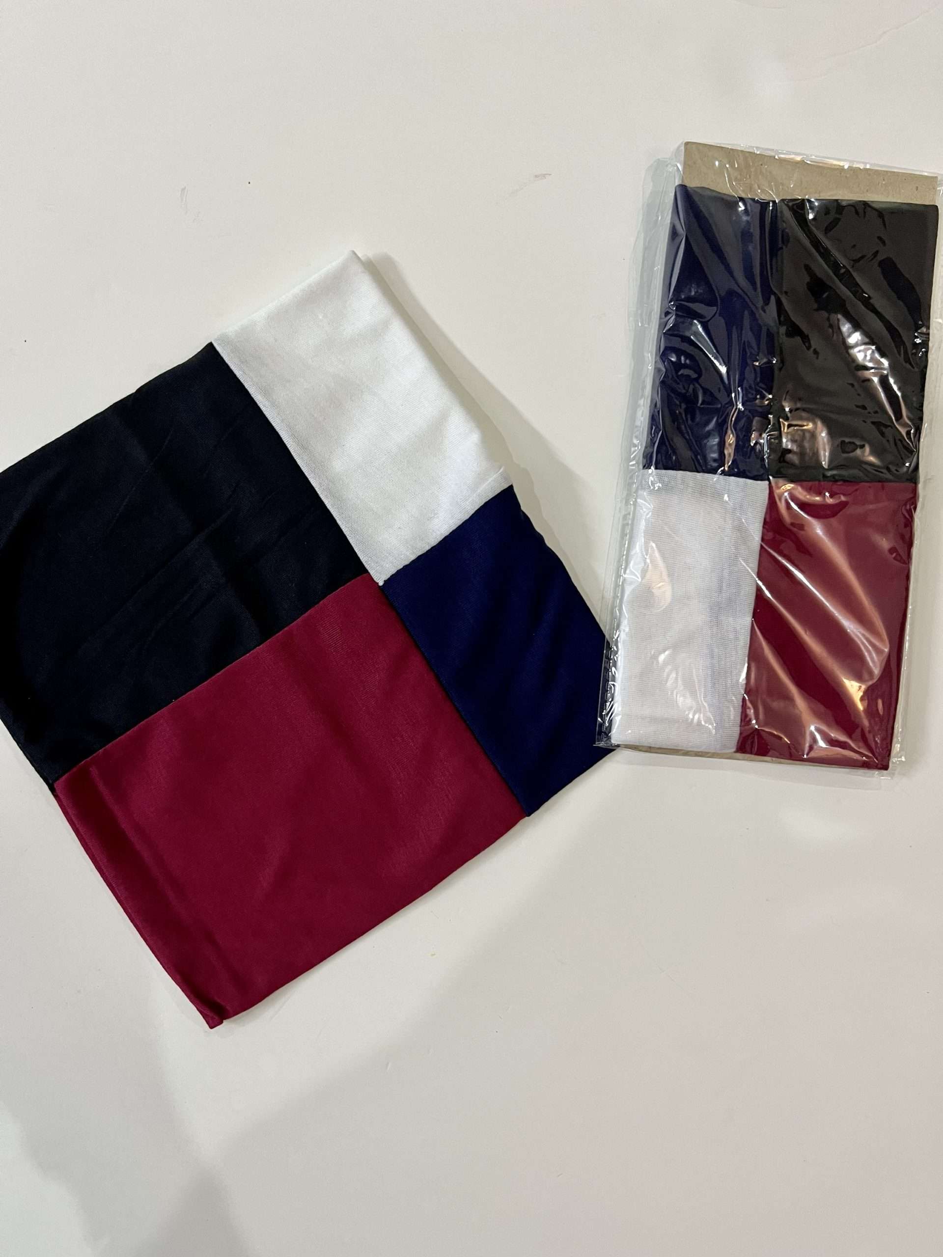 4in1 - Black, White, Maroon, Navy blue