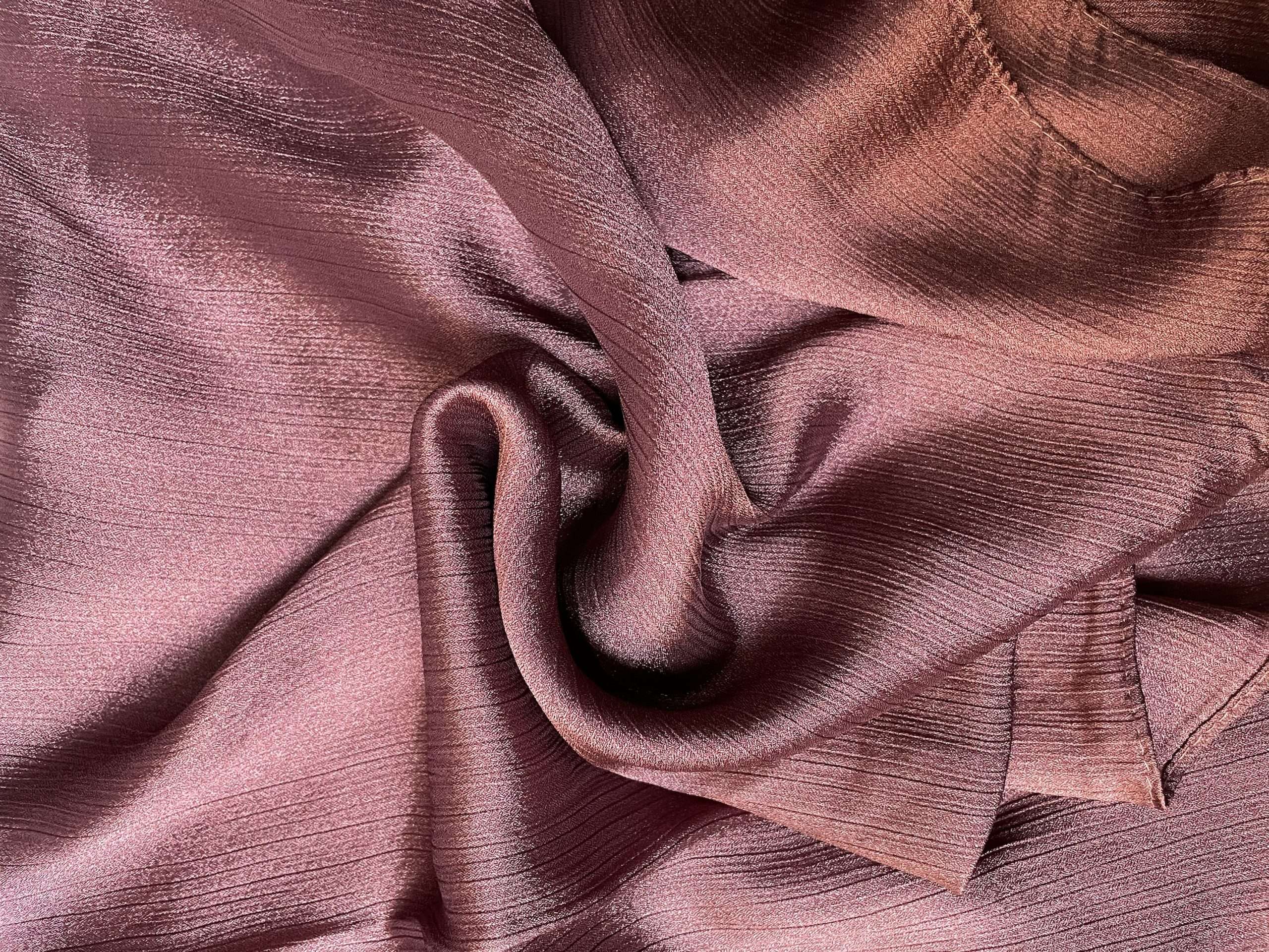 Lavender Crinkle Silk