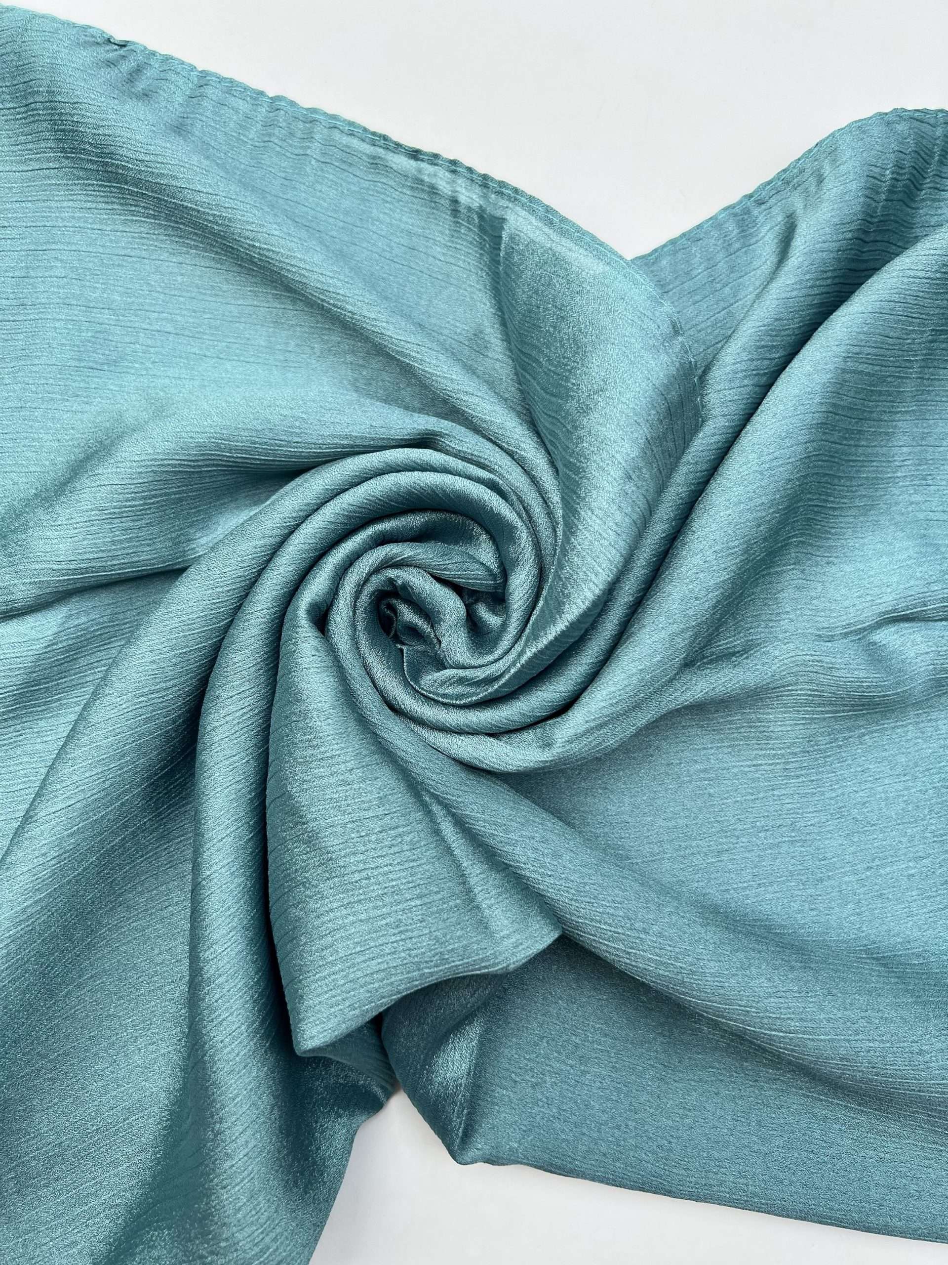 Crinkle Silk Turquoise