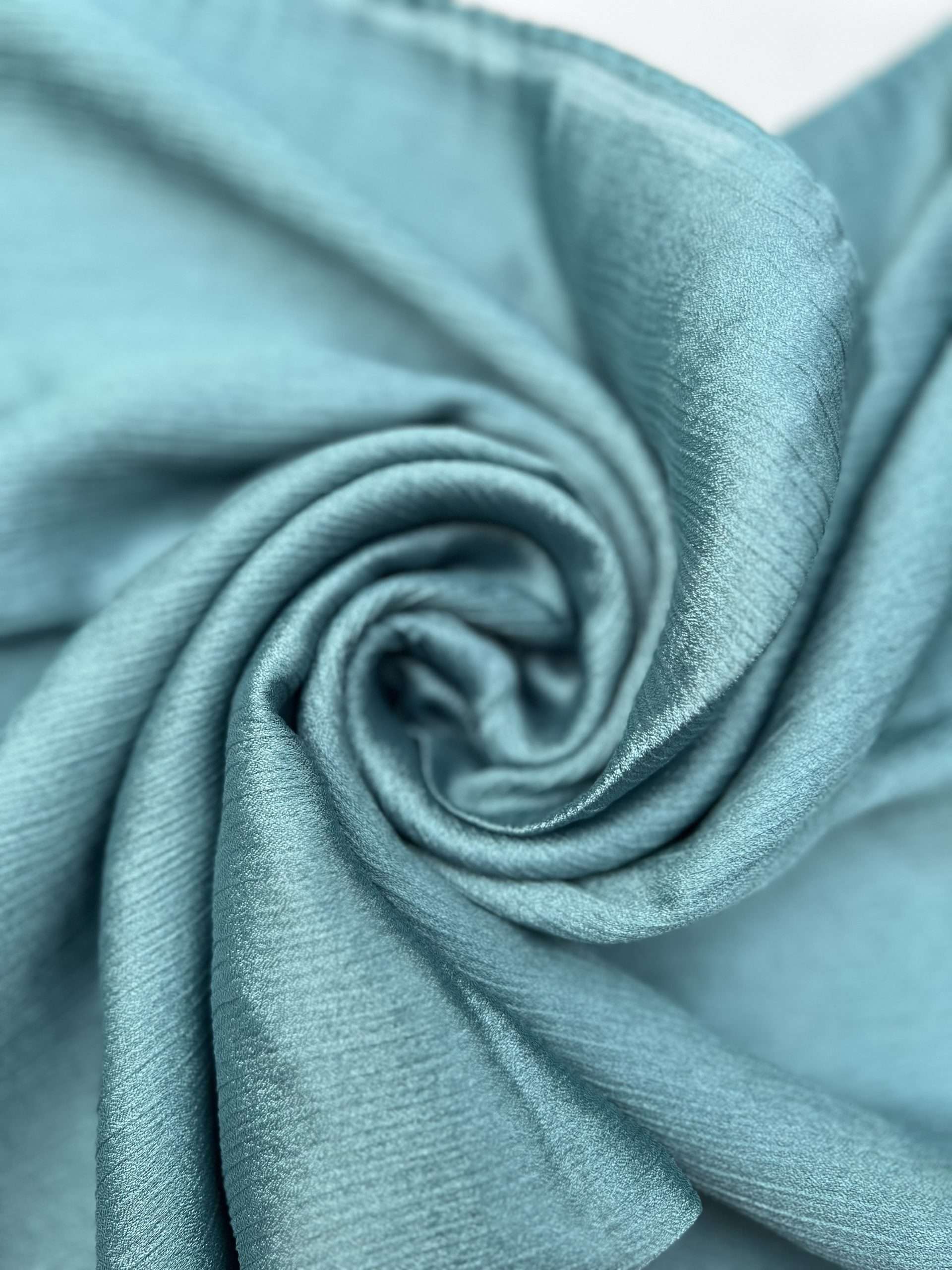 Crinkle Silk Turquoise