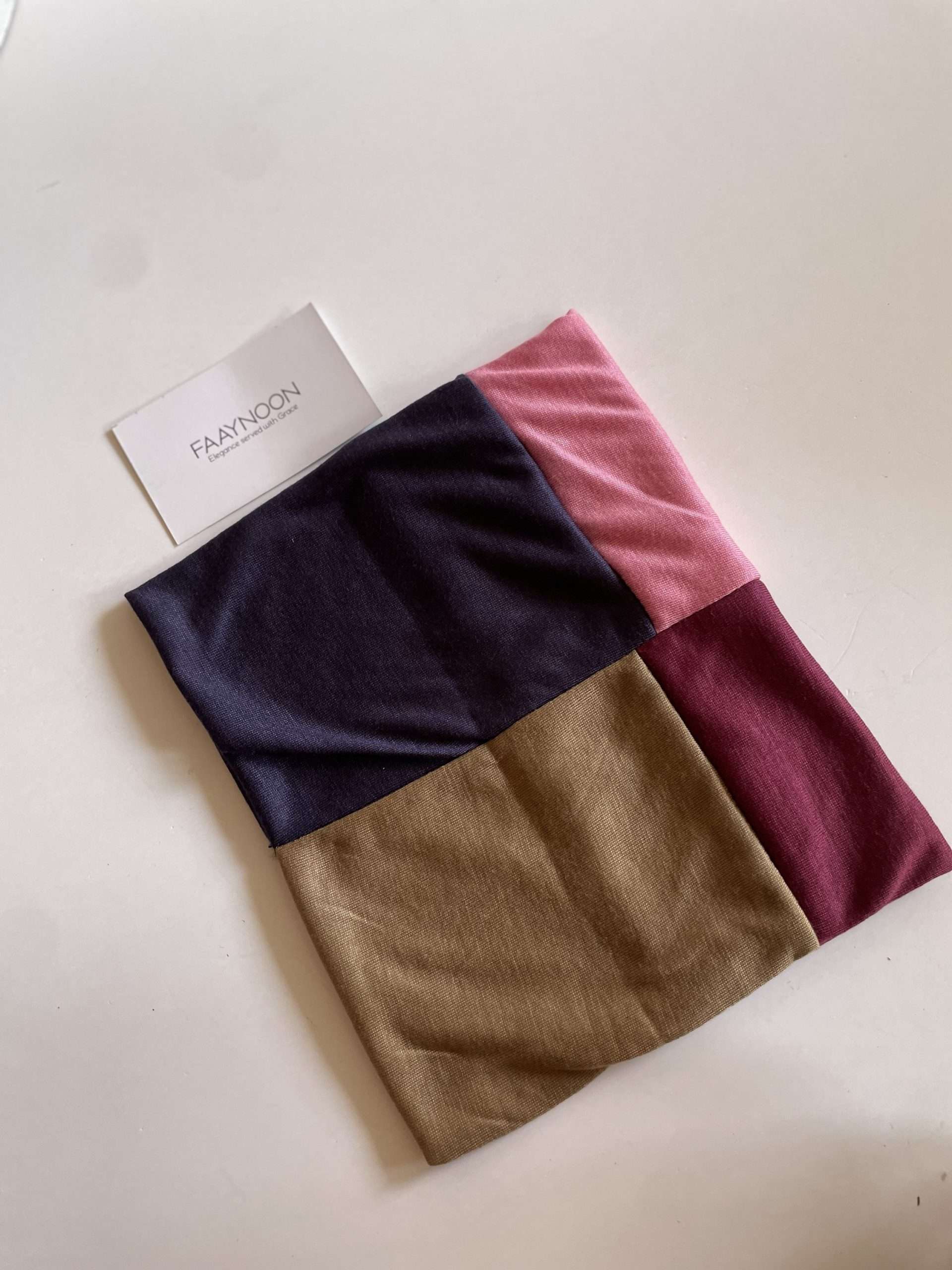 4in1 - Sand Golden, Navy Blue,  Burgundy, Pink