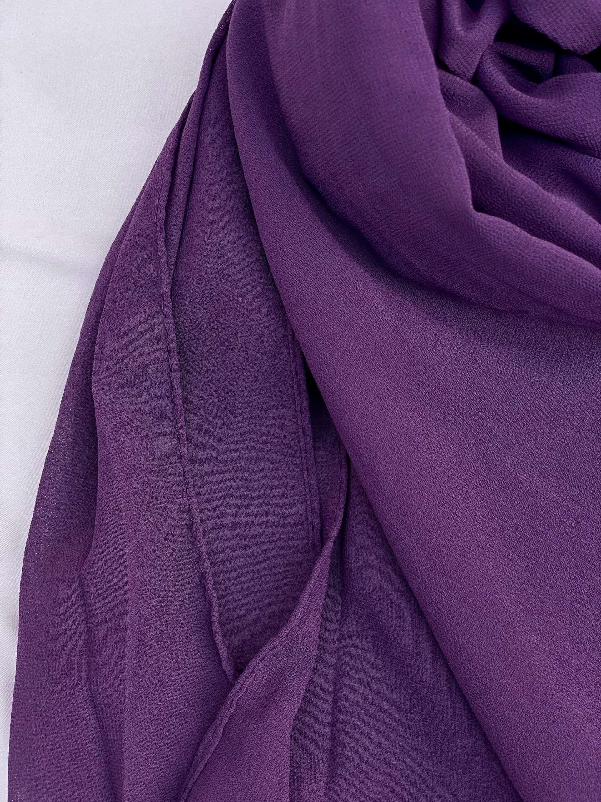 Luxury Chiffon Georgette-Purple