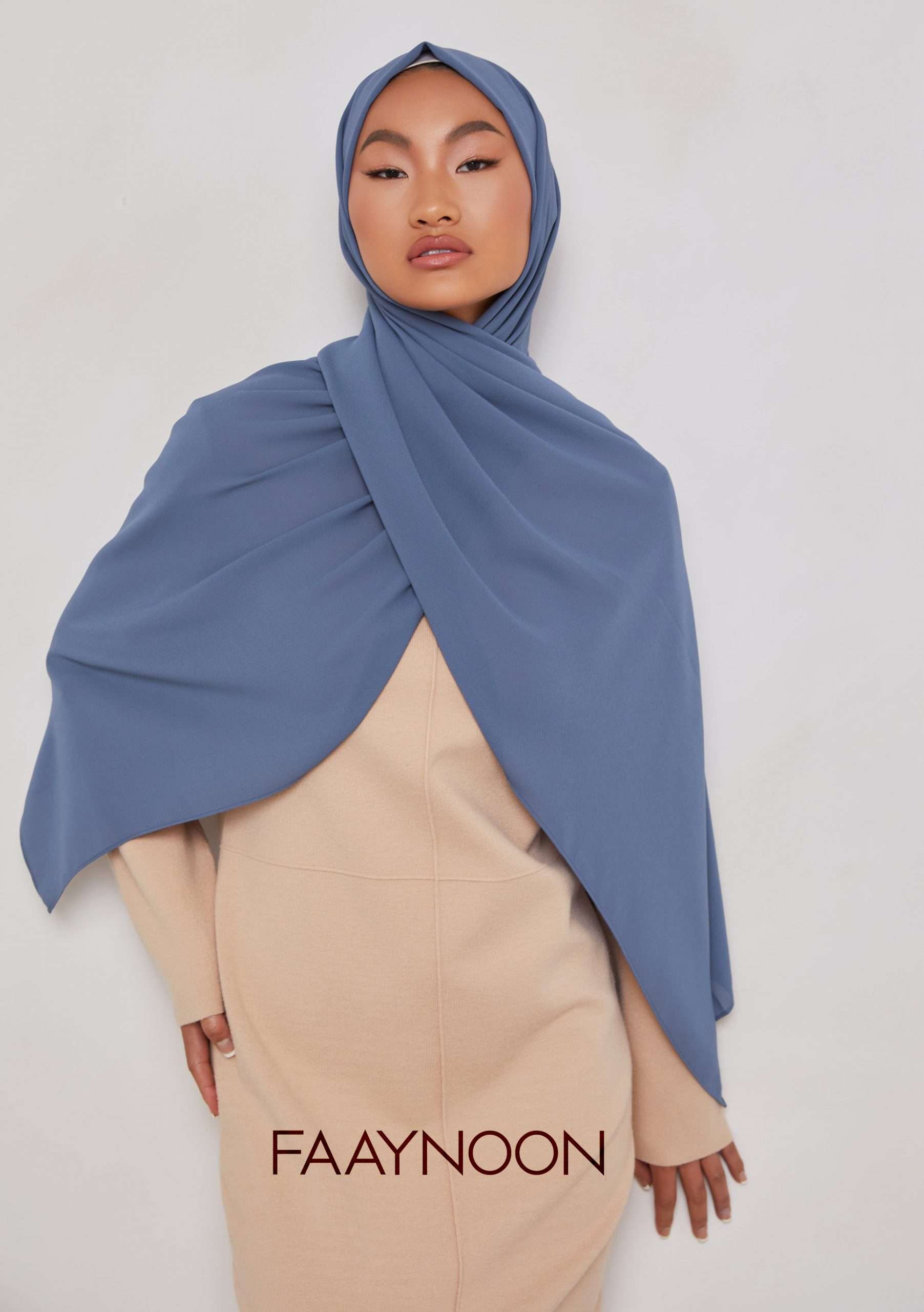 Luxury Chiffon Georgette Ice Blue